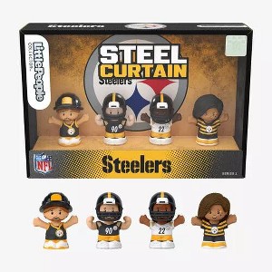 Fisher Price Little People x NFL Collector Pittsburgh Steelers Figure 4-Pack - 1 of 4
