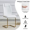 NicBex Modern Dining Chairs with Plush Upgraded Cushions,Anti-Slip Armless Chairs for Kitchen,Living Room - 4 of 4