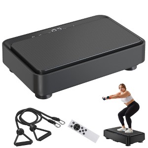 Dexmalle Vibration Plate Machine with Resistance Bands - 99 Speed Levels - 1 of 4