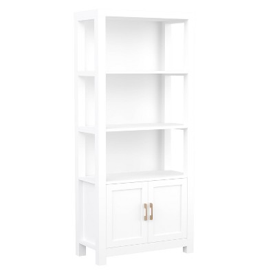 Martha Stewart 68" 3 Shelf Hutton Wood Bookcase