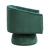 NicBex Velvet Swivel Barrel Chair Accent Chair, Modern Luxury Living Room Chair Comfy Chair for Office, Bedroom - 4 of 4