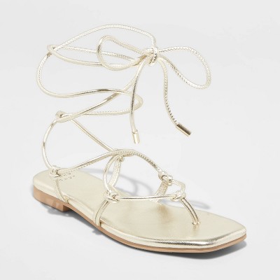 Women's Melrose Lace-Up Sandals - A New Day™