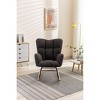 NicBex Rocking Chair Accent Chair Mid Century Modern Glider Rocking Chair with Padded Seat for Living Room, Bedroom - image 2 of 4