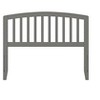 AFI Furnishings Richmond Full Headboard with Turbo Charger in Grey - 2 of 3