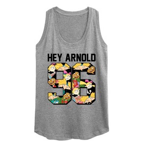 Women's - Hey Arnold! - Arnold 1996 Graphic Racerback Tank - 1 of 4