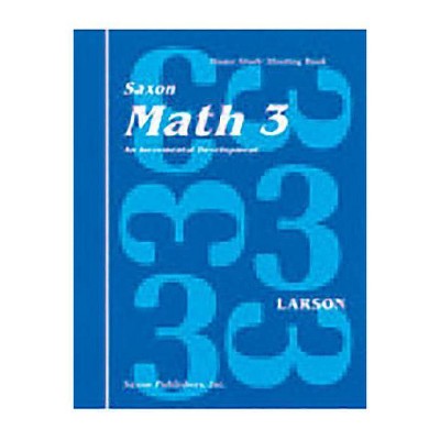 Complete Kit 1994 - (Saxon Math 3 Homeschool) by  Larson (Paperback)
