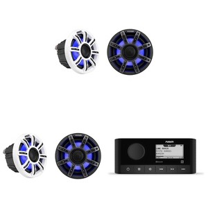 Fusion MS-RA60 Marine Stereo With Wireless Connectivity w/ (2 Pair) 51MSC654 - MSC 6.5-Inch Premium Marine 4-Ohm LED Coaxial System, Pair - 1 of 4