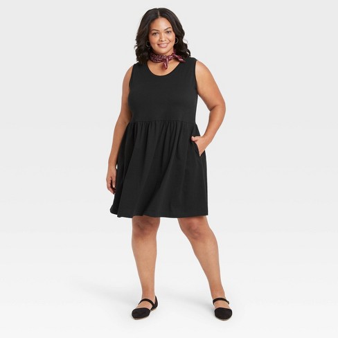babydoll dress sleeveless universal thread target plus