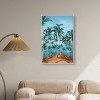 Art Remedy Tropical View Tropical Bathroom Wall Art Framed - 2 of 4