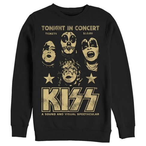 Men's Kiss Tonight In Concert Sweatshirt : Target