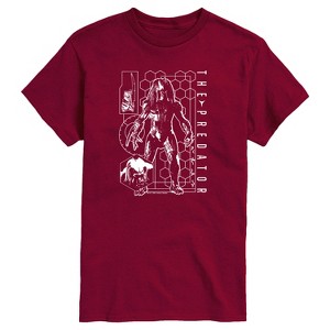 Men's - Predator - Digital Alien Diagram Short Sleeve Graphic T-Shirt - 1 of 2