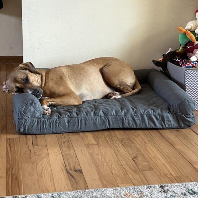 Medium Toasted Brown Orthopedic Foam Sofa Pet Bed