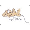Trends International Disney Simple Moments Line Art - Pluto Unframed Wall Poster Prints - 4 of 4