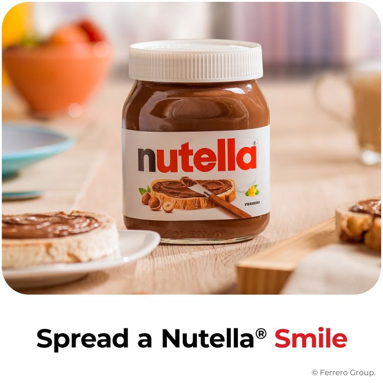 Nutella Chocolate Hazelnut Spread - 13oz: Gluten-Free, No Artificial Colors, 4 of 7