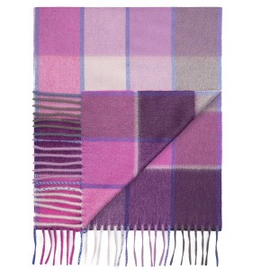 Lona Scott Pure Cashmere Tartan Scarf - 1 of 4