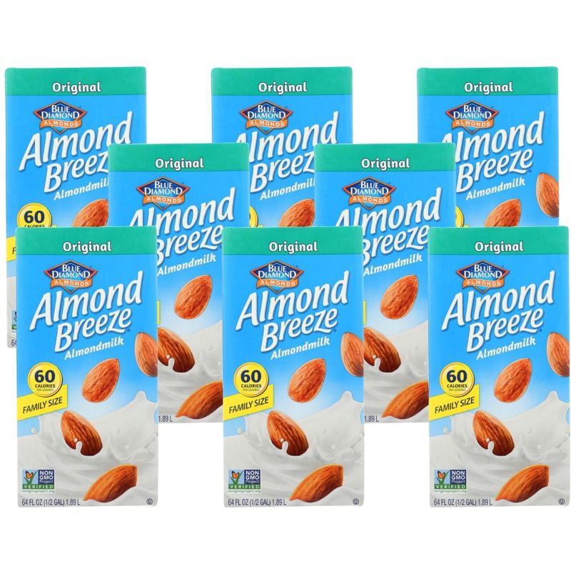 Almond Breeze Original Almond MIlk - Case of 8/64 oz, 1 of 8