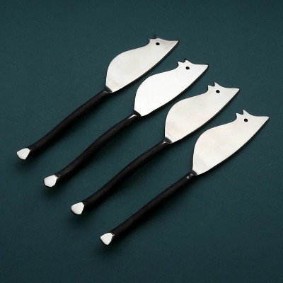 Inox Artisans Twig Ratoncito Cheese Spreader/Knife 4 Pc. Set