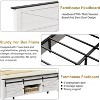 PAKASEPT Queen Farmhouse Bed Frame with Headboard, Sliding Barn Door and Storage, No Box Spring Needed - 3 of 4