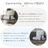 Airsurfer Modern Accent Armchair, Low Back Lounge Chair with Gold Legs & Pillow, Wide Armrest Single Sofa for Living Room - 4 of 4