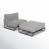 GRANDPATIO Cloud Sponge Beanbag Chair And Ottoman Set - 2 of 4