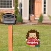 Big Dot of Happiness Forest Hedgehogs - Outdoor Lawn Sign - Woodland Birthday Party or Baby Shower Yard Sign - 1 Piece - 2 of 4