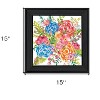 HomeRoots Spring Floral Black Framed Print Wall Art - 3 of 4