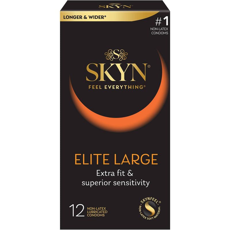 SKYN Elite Large Non-Latex Lubricated Condoms - 12ct, 1 of 10