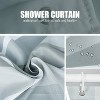 LunaLulinlk Geometric Shower Curtain with Hooks - 3 of 4