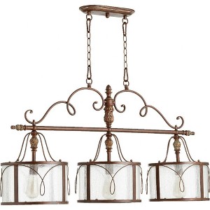 Quorum Lighting Salento 3-Light Vintage Copper Ceiling Fan - 1 of 3