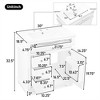 XINGHANZHENXUAN Bathroom Vanity with Sink, Soft-Close Cabinet with Tip-Out Drawer & 3 Storage Drawers, Ceramic Basin Included - 2 of 4