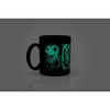 Just Funky Billie Eilish Bury A Friend Glow-In-The-Dark Ceramic Coffee Mug | 16 Ounces - 4 of 4