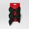 2ct Metallic Polka Dot Christmas Decorative Bow - Wondershop™ - 4 of 4
