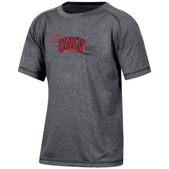 NCAA UNLV Rebels Boys' Gray Poly T-Shirt