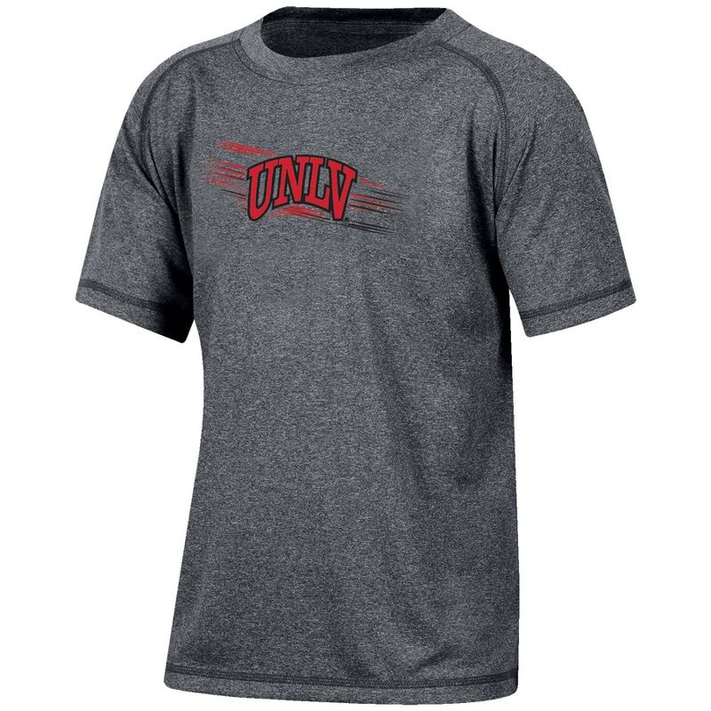 NCAA UNLV Rebels Boys&#39; Gray Poly T-Shirt, 1 of 4