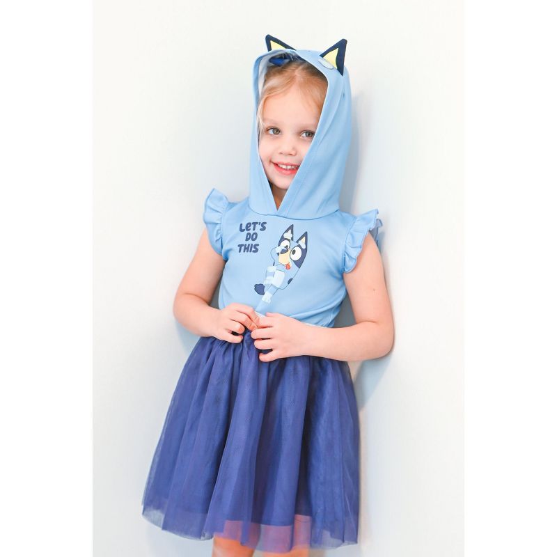 Bluey Girls Mesh Cosplay Dress Little Kid to Big Kid, 3 of 8
