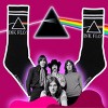 Pink Floyd Adult Dark Side Of The Moon Prism 1 Pair Crew Socks (Black) - 4 of 4