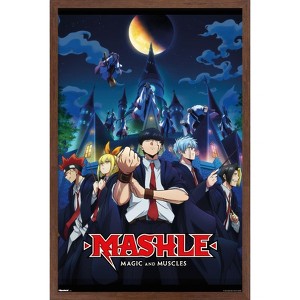 Trends International Mashle: Magic & Muscle (2023) - Castle Moonlight Key Art Framed Wall Poster Prints - 1 of 4