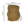 Classic Home and Garden Cement Buddies Indoor/Outdoor Planter with Drainage Hole, Owl - 2 of 2