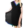 HAPPY BAY Women's Summer Vacation Beachwear Swim Suit Loose Bathing Suit Swim Beach Cover-up Dress Robe X-Large-XX-Large Black Solid - 3 of 4