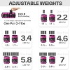 Sportneer Adjustable Ankle Weights Set of 2-2/3/4/6/7 LBS Pair with Removable Ankle and Wrist Weight - 4 of 4