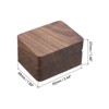 Unique Bargains Wooden Handmade Ring Box Jewelry Storage - 2 of 4