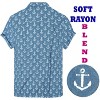 HAPPY BAY Men's Hawaiian Shirts Short Sleeve Button Down Shirt Mens Hawaii Shirts Boho Holiday Casual Summer Beach Shirts for Men - 2 of 4