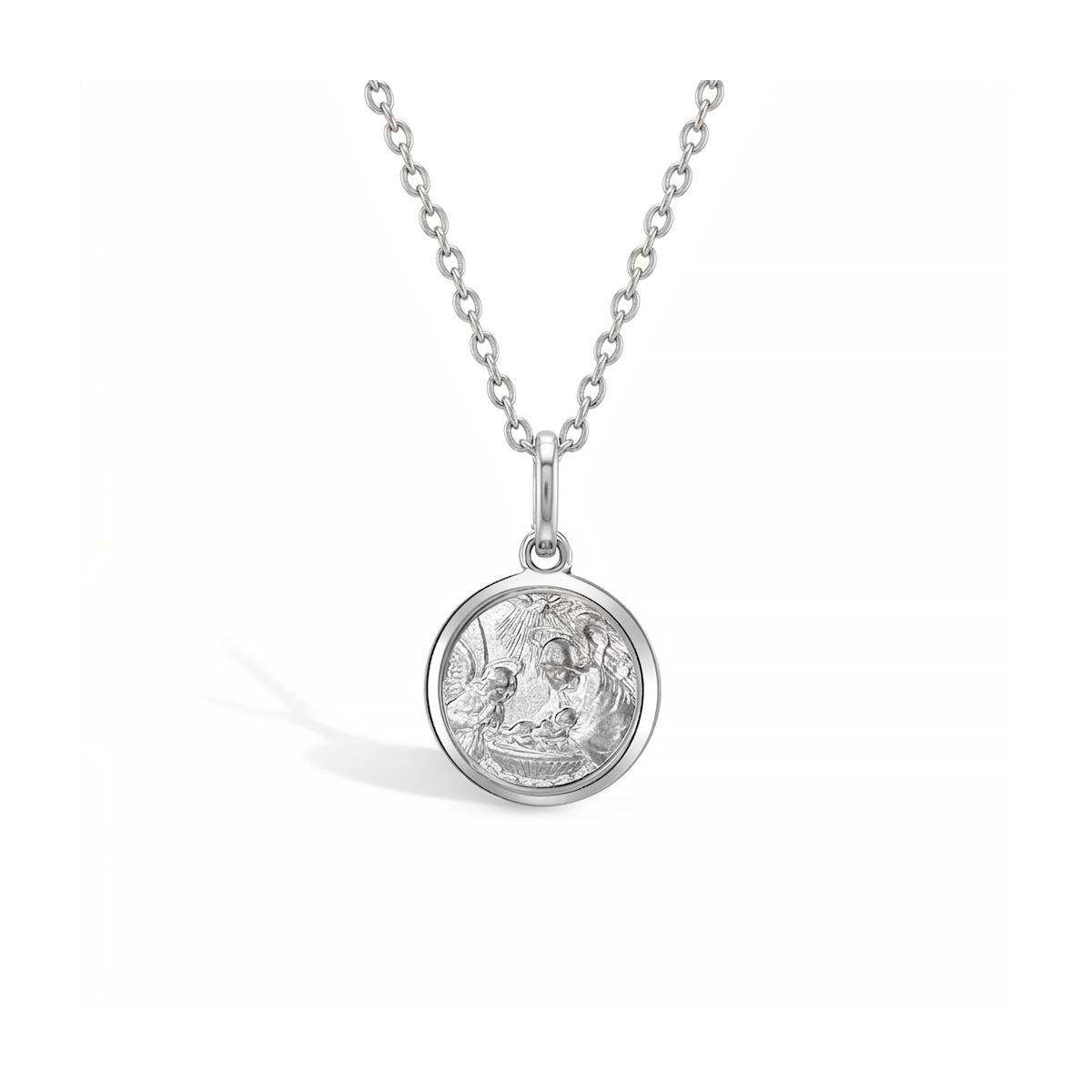 Girls' Baptism Sterling Silver Pendant Necklace - In Season Jewelry