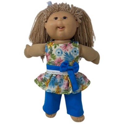 Doll Clothes Superstore Handmade Summer Flowers Outfit For 15-16 Inch Cabbage Patch Kid Dolls