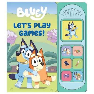 Bluey: Let's Play Games! Sound Book - by Pi Kids (Board Book)