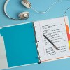 Avery 1" Ring Binder, Heavy Duty with Clear Cover - White: Polypropylene D-Rings, 250 Sheet Capacity, 4 Internal Pockets - 4 of 4