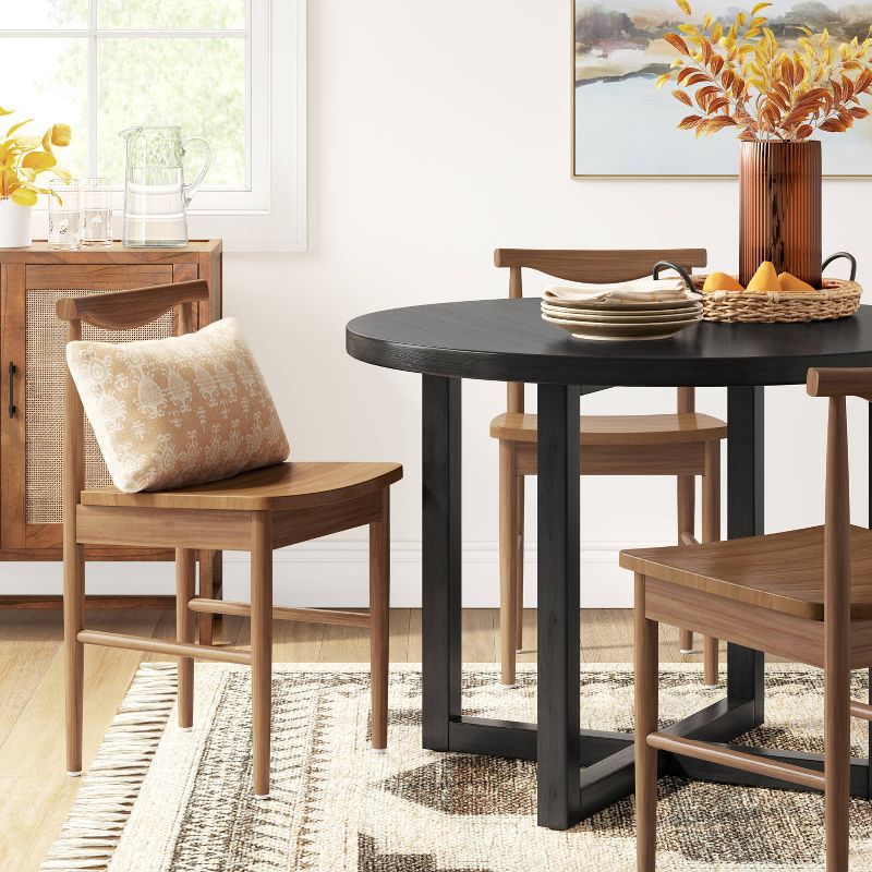 Keener All Wood Round Dining Table - Threshold™, 2 of 11