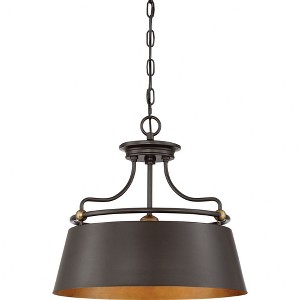 Quoizel Lighting Fairview 3 - Light Pendant in  Western Bronze - 1 of 4