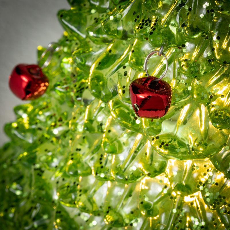 17"H Sullivans LED Christmas Tree Figurine, Green, 2 of 4