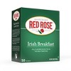 Red Rose Irish Breakfast Tea Black Tea with 50 Individually Wrapped Tea Bags Per Box (Pack of 6) - 2 of 4